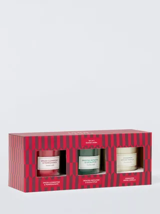 John Lewis Christmas Scented Candle Gift Set