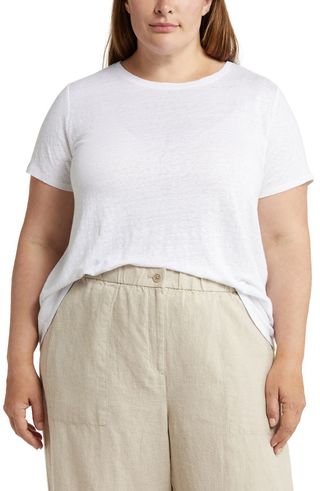 Crewneck Organic Linen T-Shirt