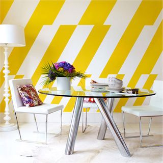 yellow and white texture on wall