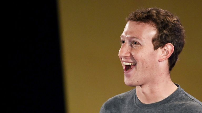 Mark Zuckerberg mouth wide open with excitement