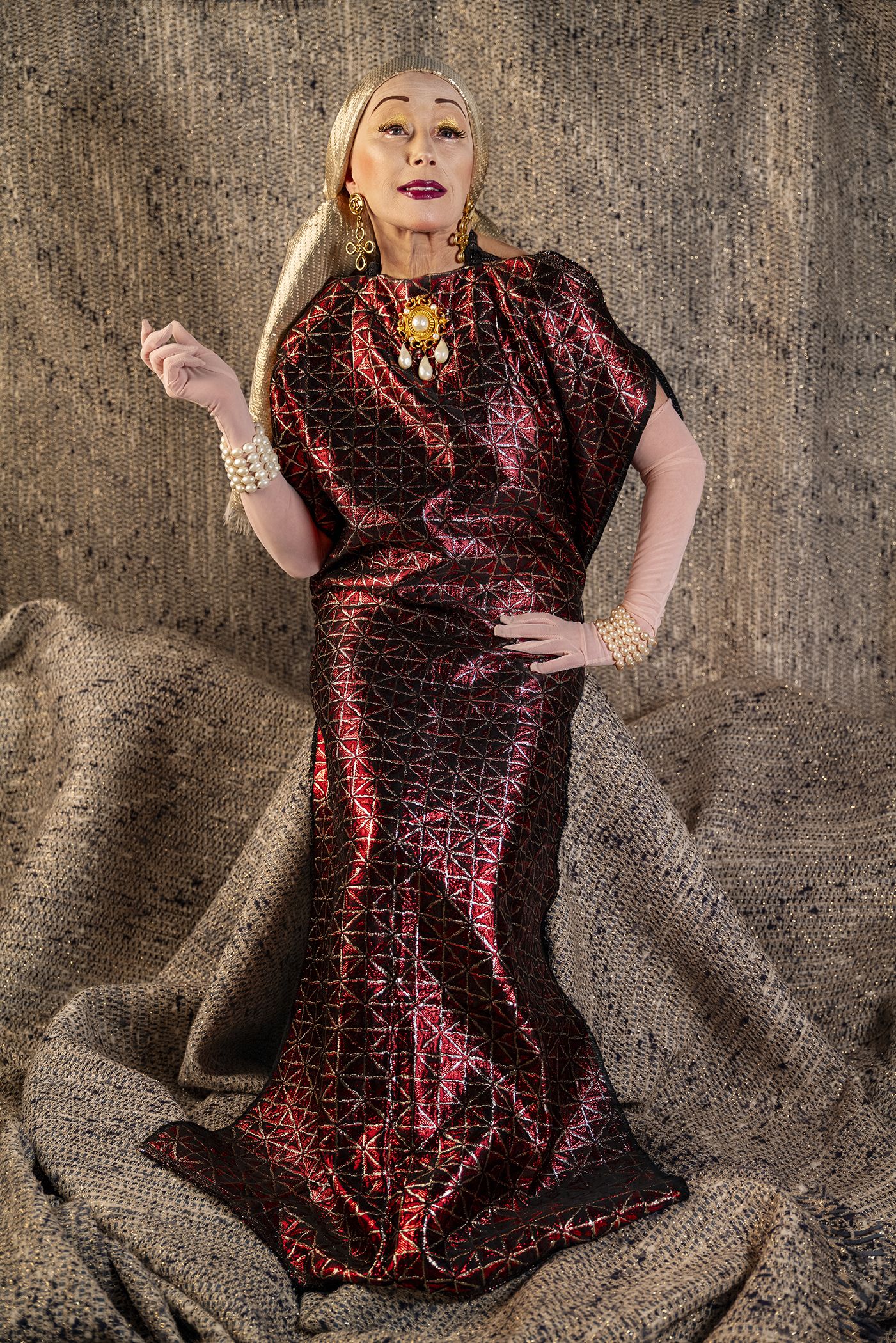 cindy sherman's characters dressed in chanel tweed