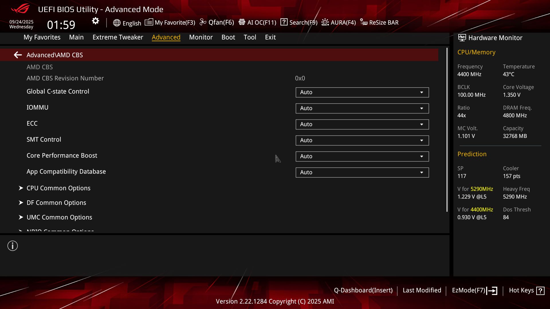 Asus ROG Crosshair X870E Extreme - BIOS Images