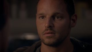 Karev yelling at Izzie about her near death experience.