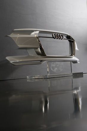 Audi New Design with single-frame grille