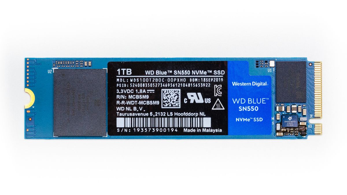 内蔵型SSD M.2 SSD WD Blue SN550 2TB SSD WD Blue SN550 M.2 NVMe SSD Review: The Best DRAMless SSD Yet