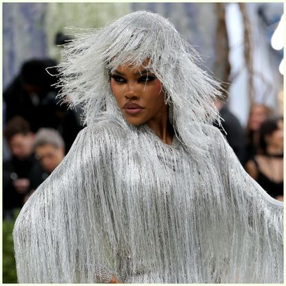 Teyana Taylor attends the 2026 Met Gala celebrating "Costume Art" at the Metropolitan Museum of Art on May 04, 2026 in New York City