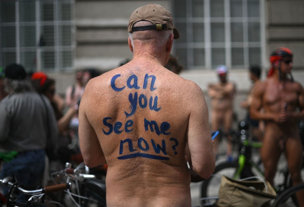 Naked bike ride