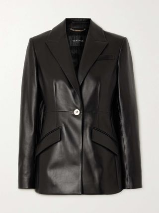 Icons Leather Blazer