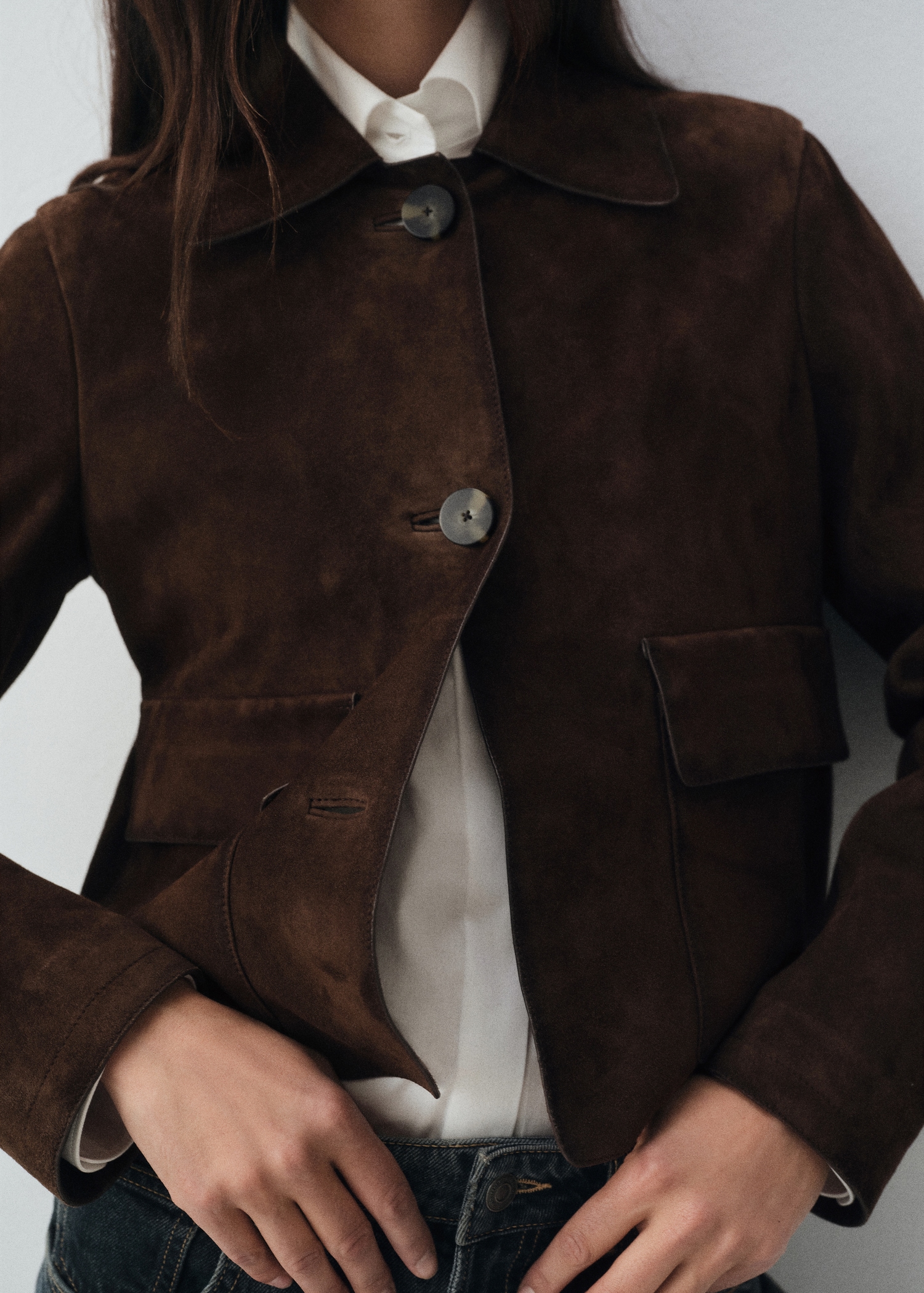 Short Jacket 100% Leather - Women | Mango United Kingdom