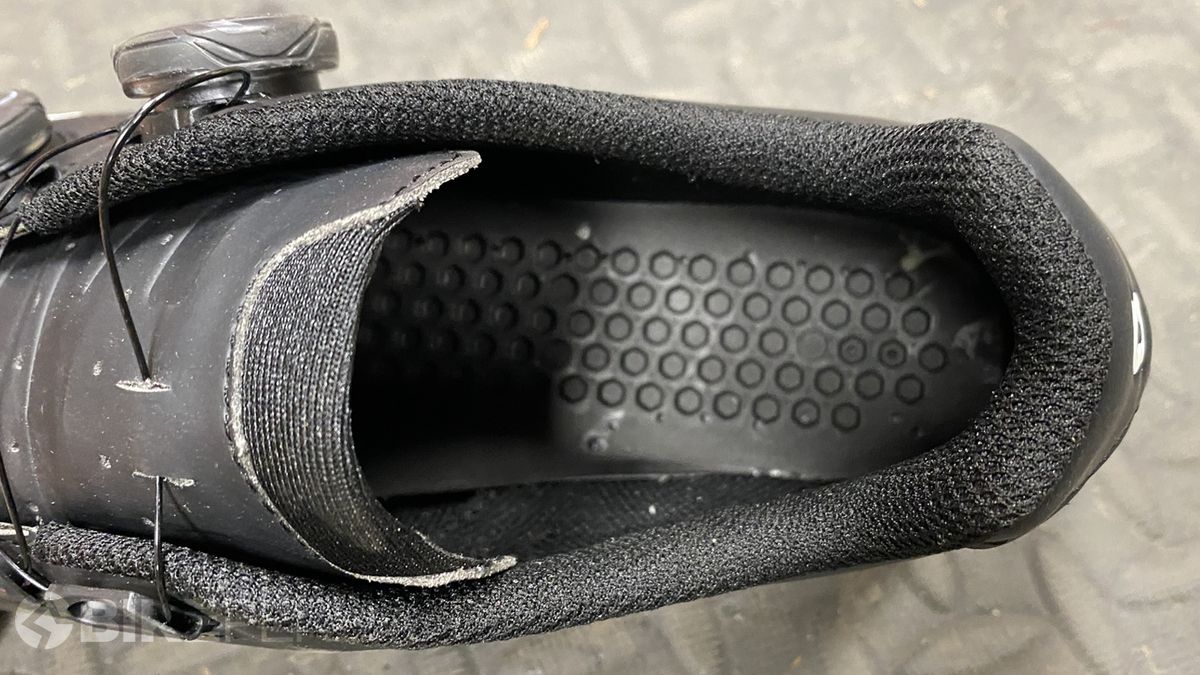 Scott Gravel Tuned shoe heel shape detail