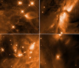 Researchers using previously collected data from the Hubble and Spitzer space telescopes and the ESA's Herschel Space Telescope to study 304 developing stars in the Orion Complex, which is the closest star-forming region to Earth. In this new study, they looked at the star-forming process as, when hydrogen clouds collapse into new stars, there is a ton of leftover gas. Previously, scientists thought that the hot gas leaves young stars in outflowing jets and intense winds which stops its growth, but this new study finds fault in this explanation.