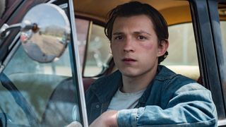 Tom Holland as Arvin Russell in The Devil All The Time on Netflix.