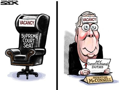 Political Cartoon U.S. McConnell Supreme Court