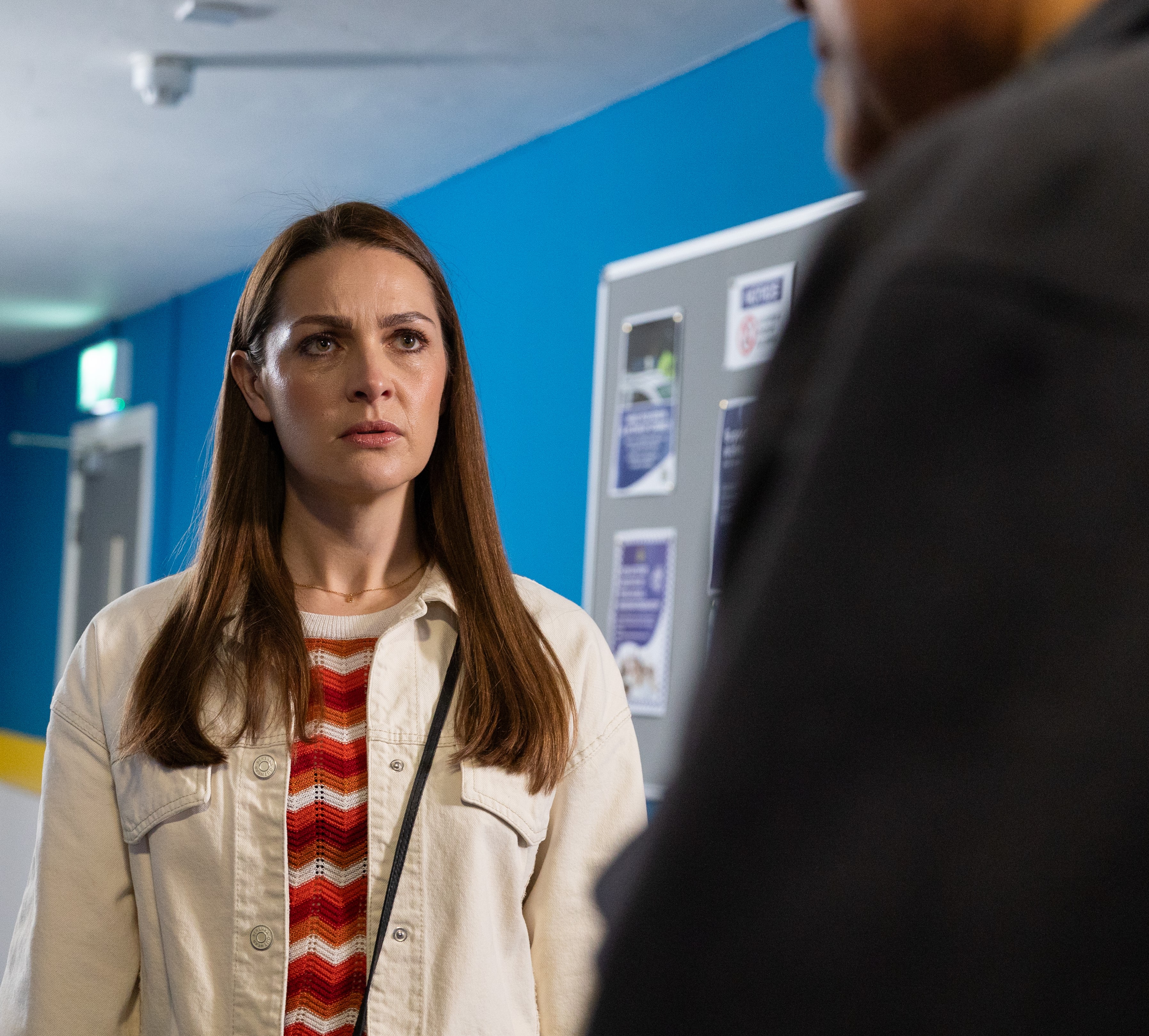 Sienna Blake at the police station.