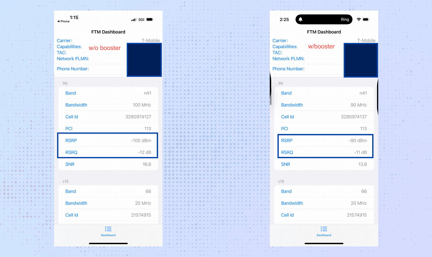 SureCall Flare 3.0 تلفن همراه تقویت کننده تصاویر برنامه.