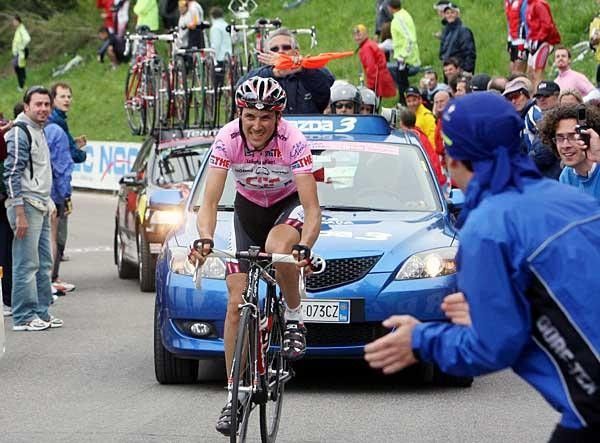 Does this scene look familiar? Ivan Basso climbs alone en route to victory