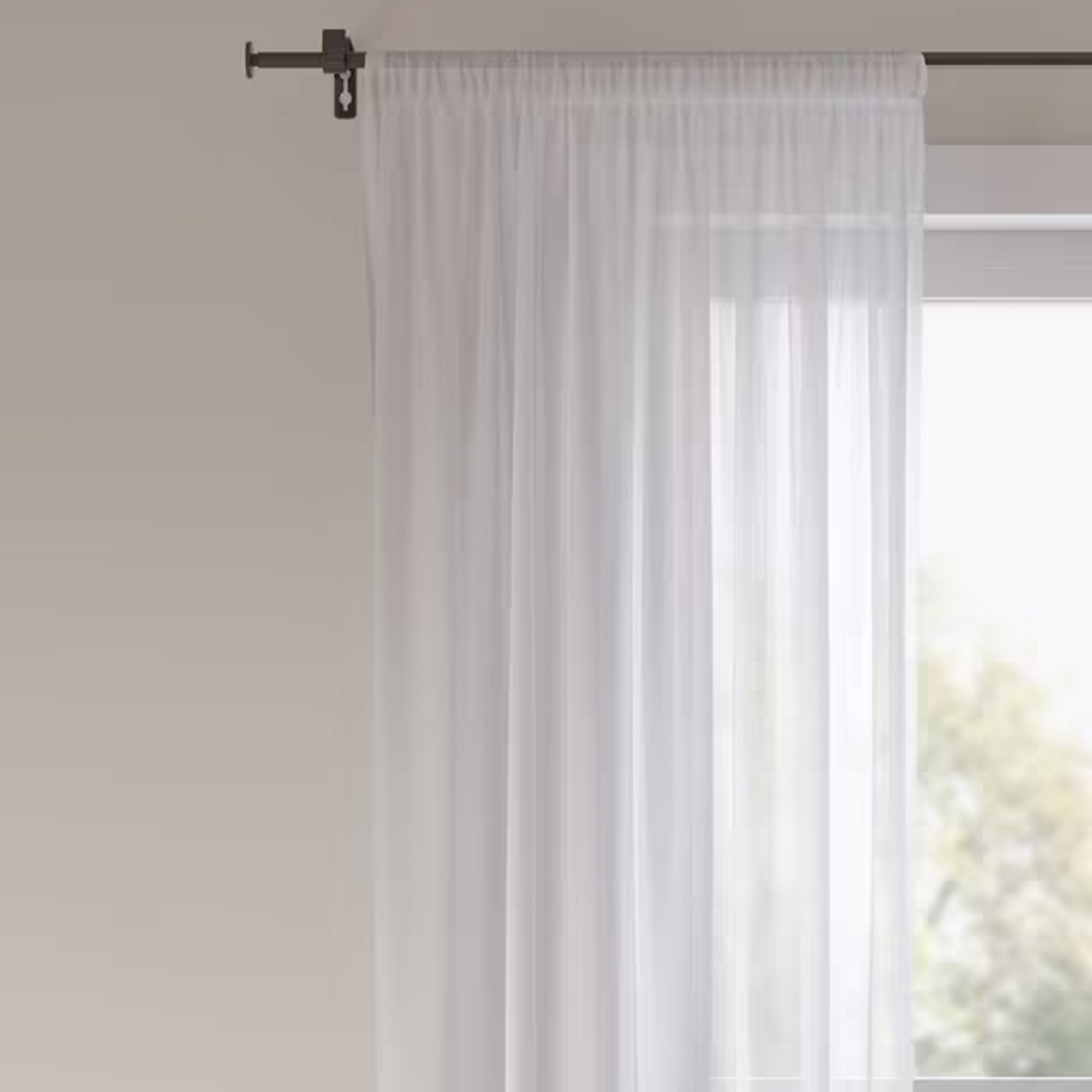 John Lewis Slot Top Voile Panel