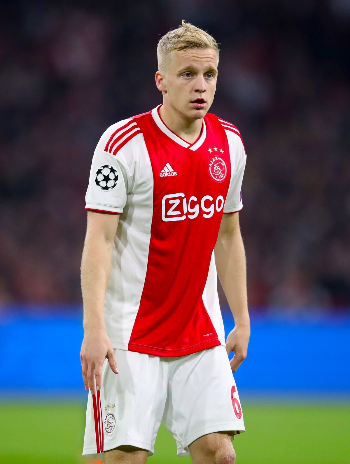 Donny van de Beek left Ajax to join Manchester United on Wednesday.