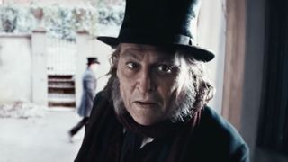 Johnny Depp as Ebenezer Scrooge in Ti West's Ebenezer.
