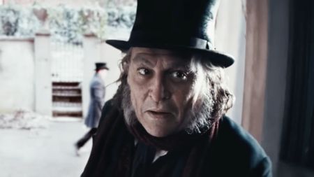 Johnny Depp as Ebenezer Scrooge in Ti West's Ebenezer.