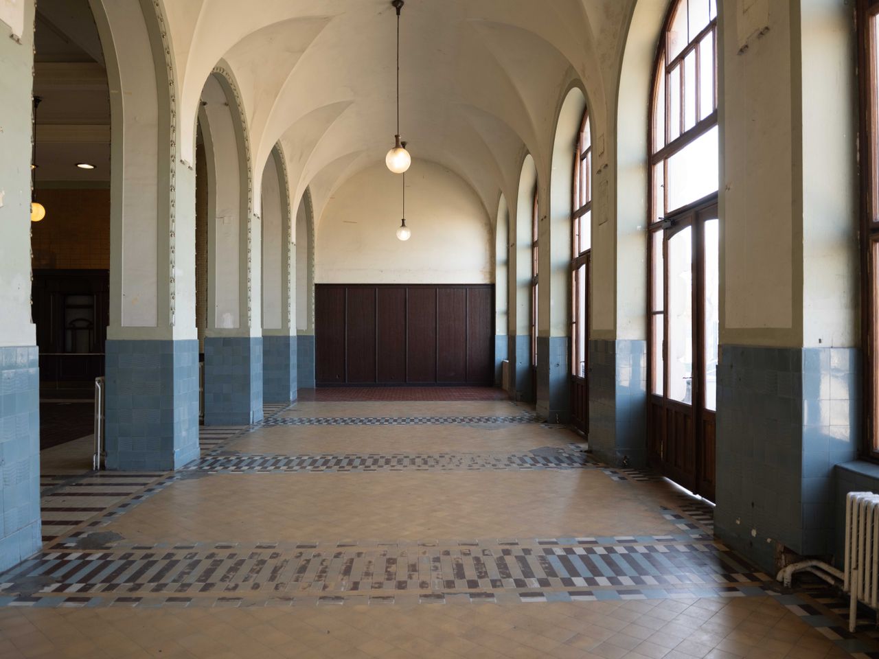 Prague train station entrance hall