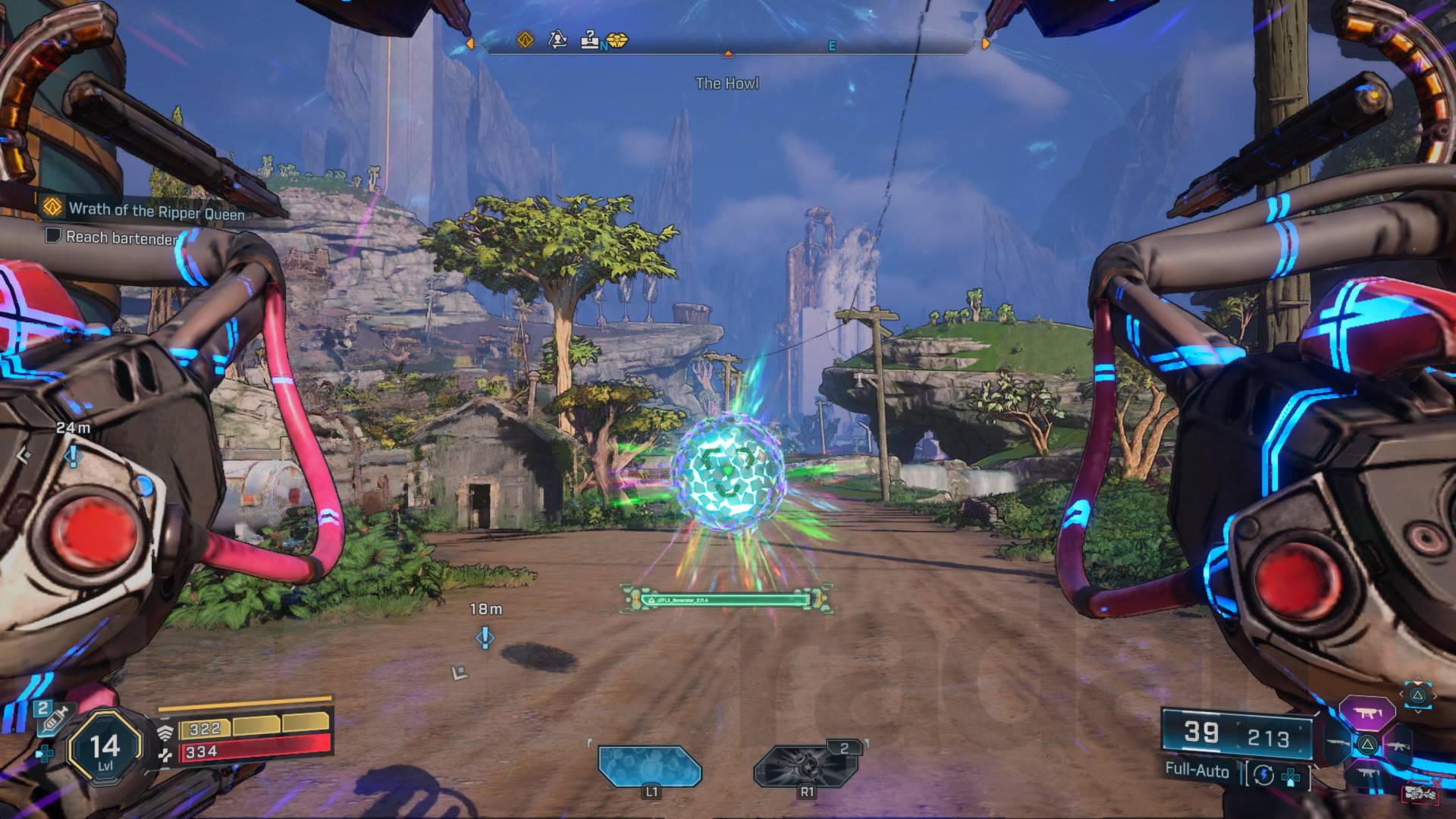 Borderlands 4 Harlowe build Chroma accelerator action skill