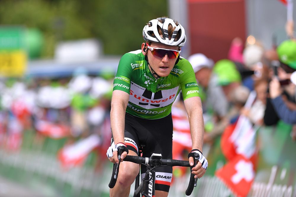 Sam Oomen (Sunweb) at stage 7 of Tour de Suisse