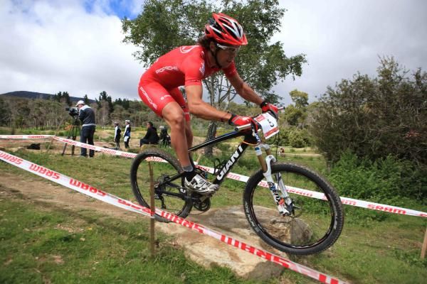 Lachlan Norris put up a fight and ended up second.