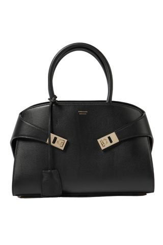 Hug Medium Leather Tote Bag