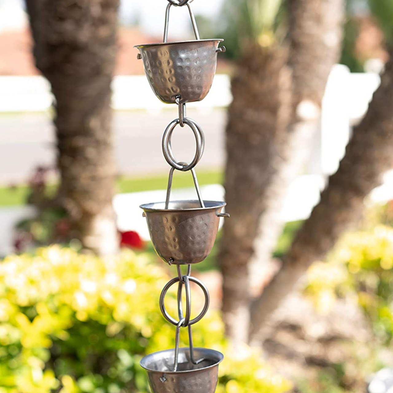 Are rain chains better than downspouts? Homes & Gardens