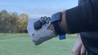 The HackMotion device sits comfortably on your wrist and gives each swing individual real-time feedback