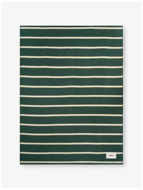 Wool Blend Blanket in Dusk Blue