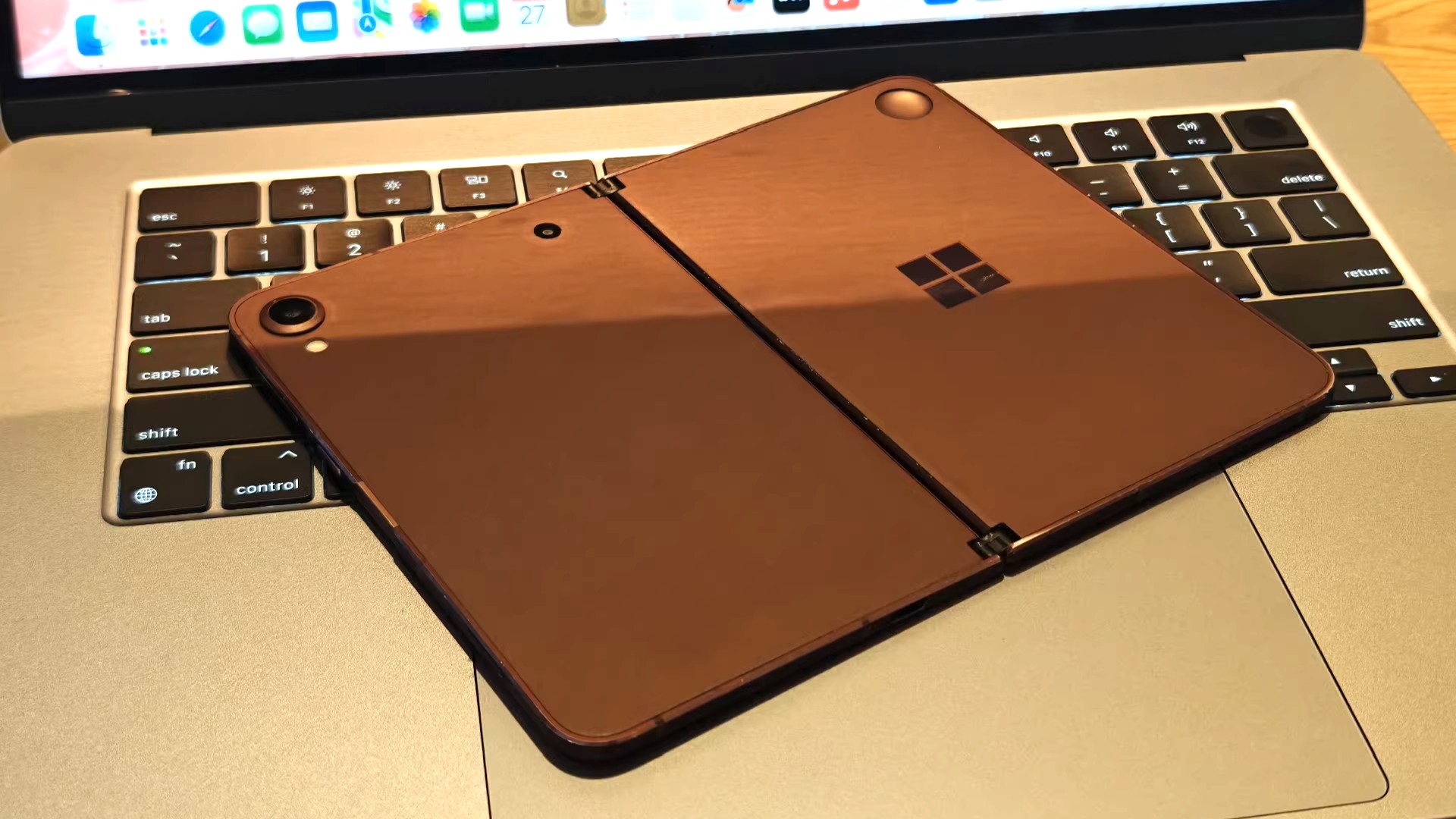 Prototype dual-screen smartphone by Microsoft