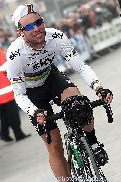 World Champion Mark Cavendish (Sky)