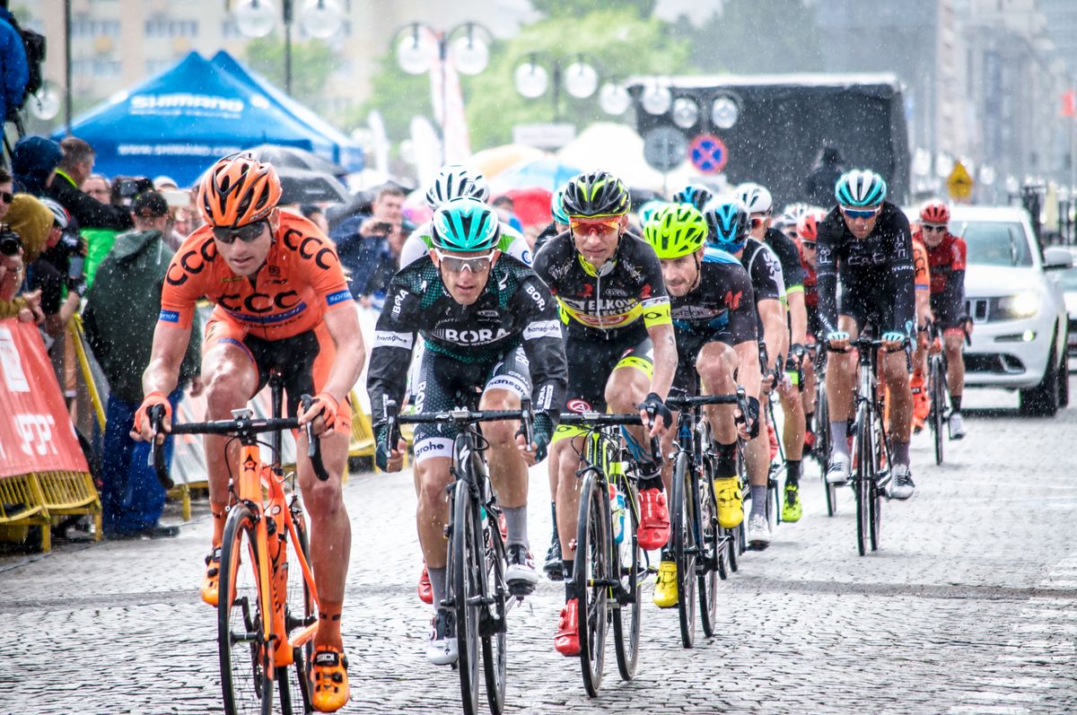 Rafa Majka sitting second wheel