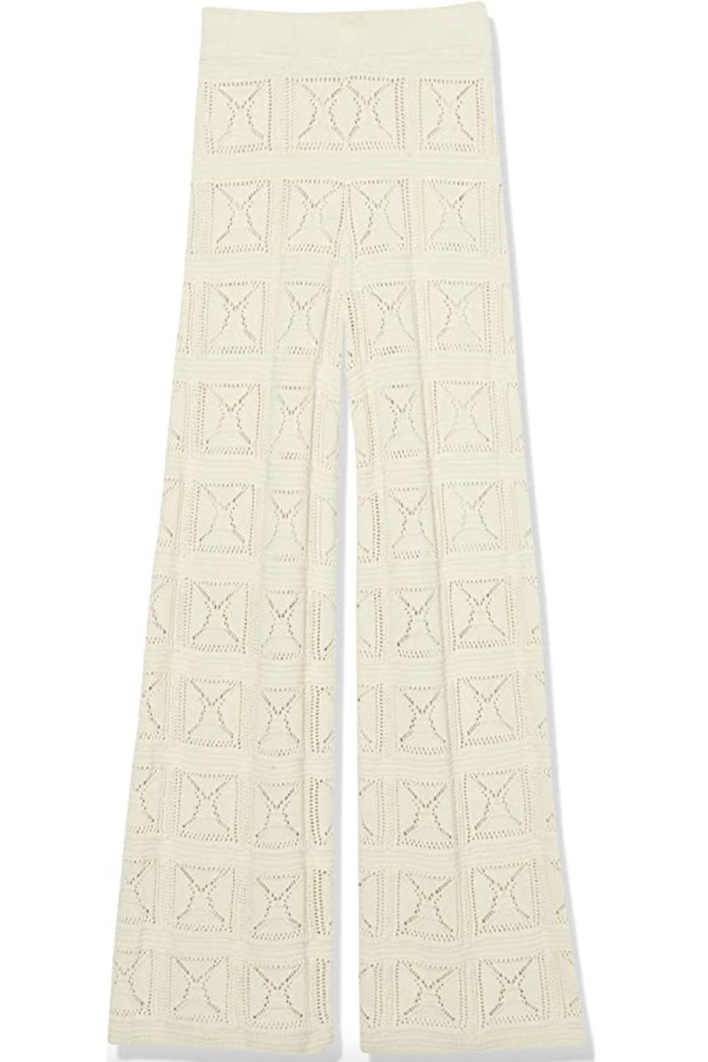 The Drop Diza Pull On Flare Leg Crochet Pant