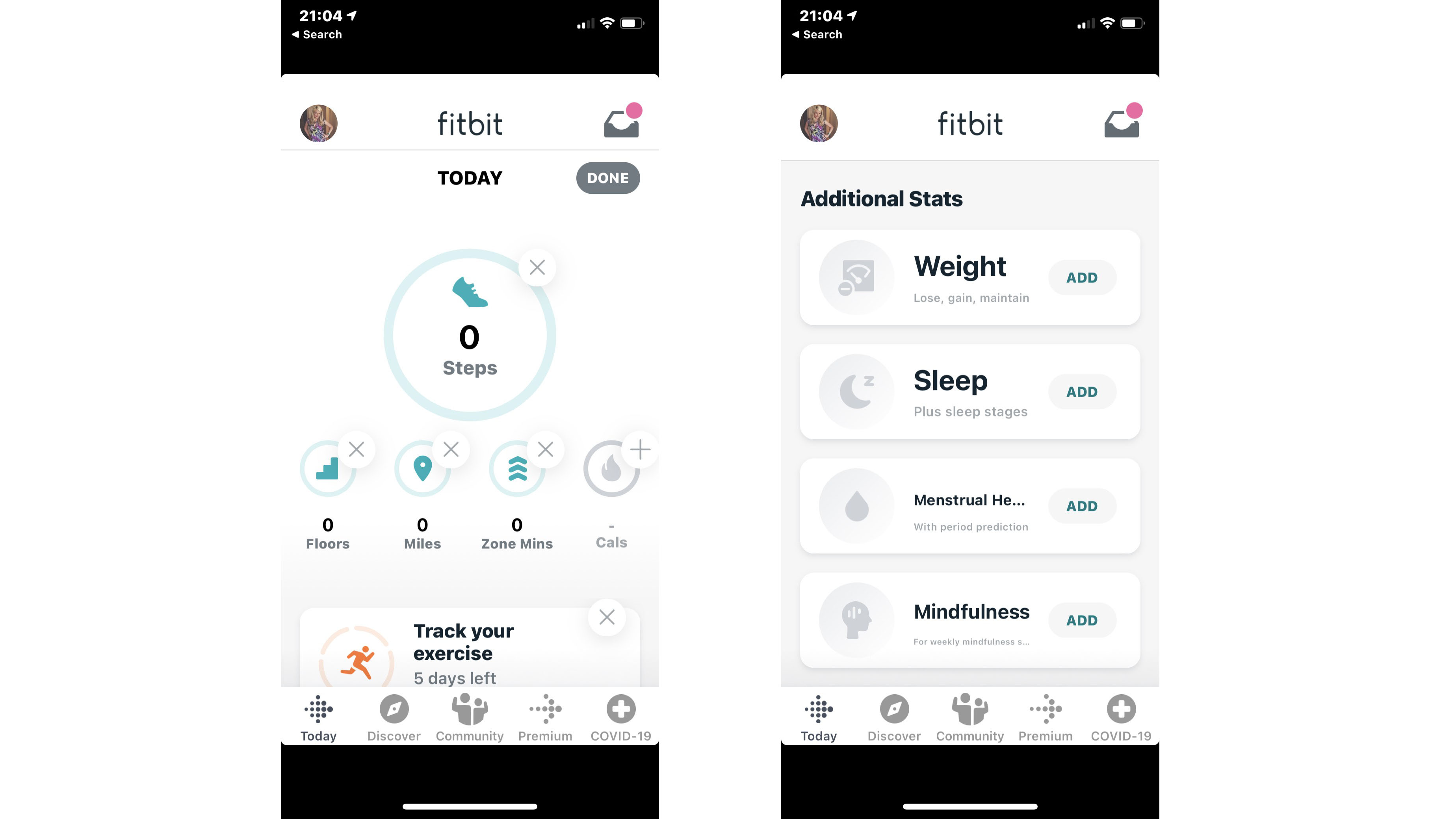 Fitbit app