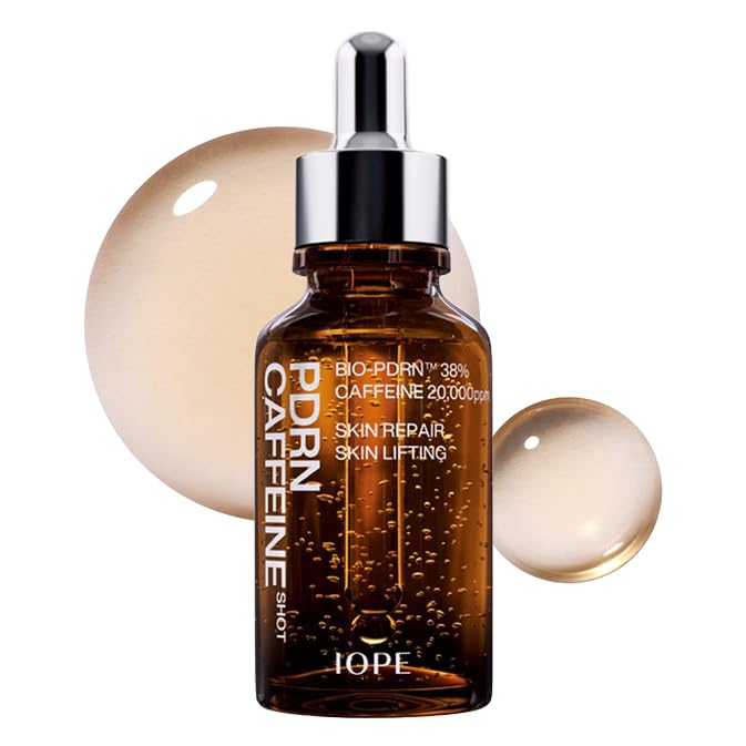 Amazon.com: Iope Bio-Pdrn Caffeine Shot Serum | 38% Plant-Based Vegan Pdrn & 20,000ppm Caffeine & Niacinamide in a Bottle, Plumping Skin, Intense Lifting and Firming, Korean Skincare, 1.01 Fl Oz : Beauty & Personal Care