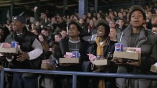 The team at a game in Hardball