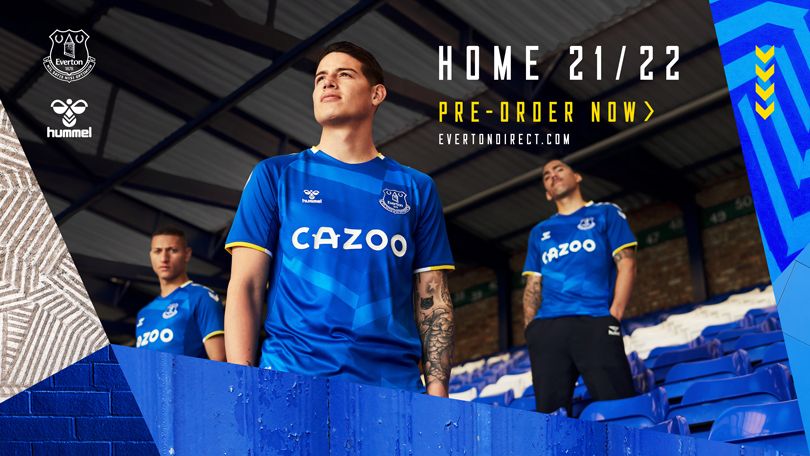 Everton home shirt