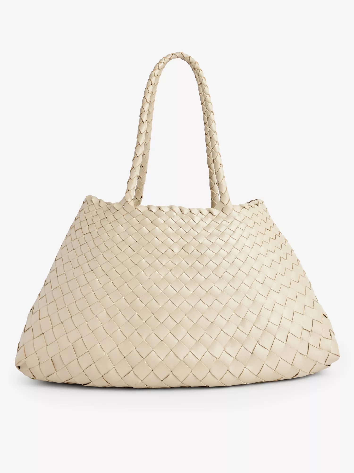 Selfridges Dragon Diffusion Santa Croce woven-leather top-handle basket bag