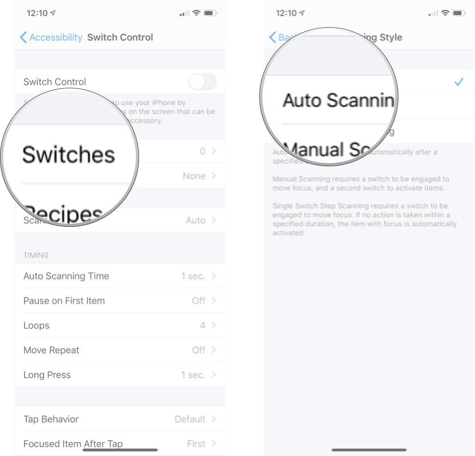 How to use Switch Control on iPhone and iPad iMore