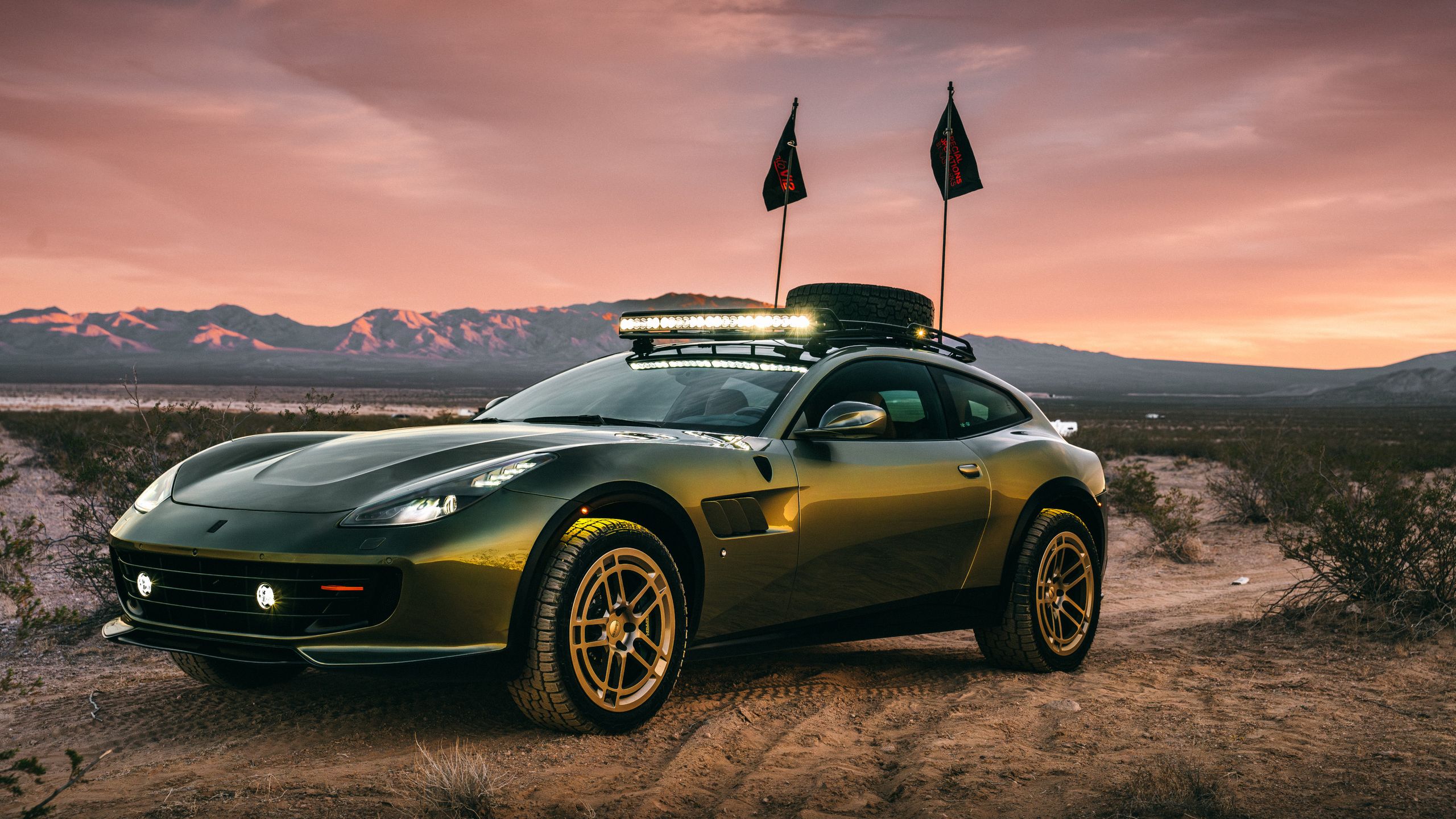 GlasWerks DMV debuts the Elevato, a radically revised Ferrari designed for off-road adventures