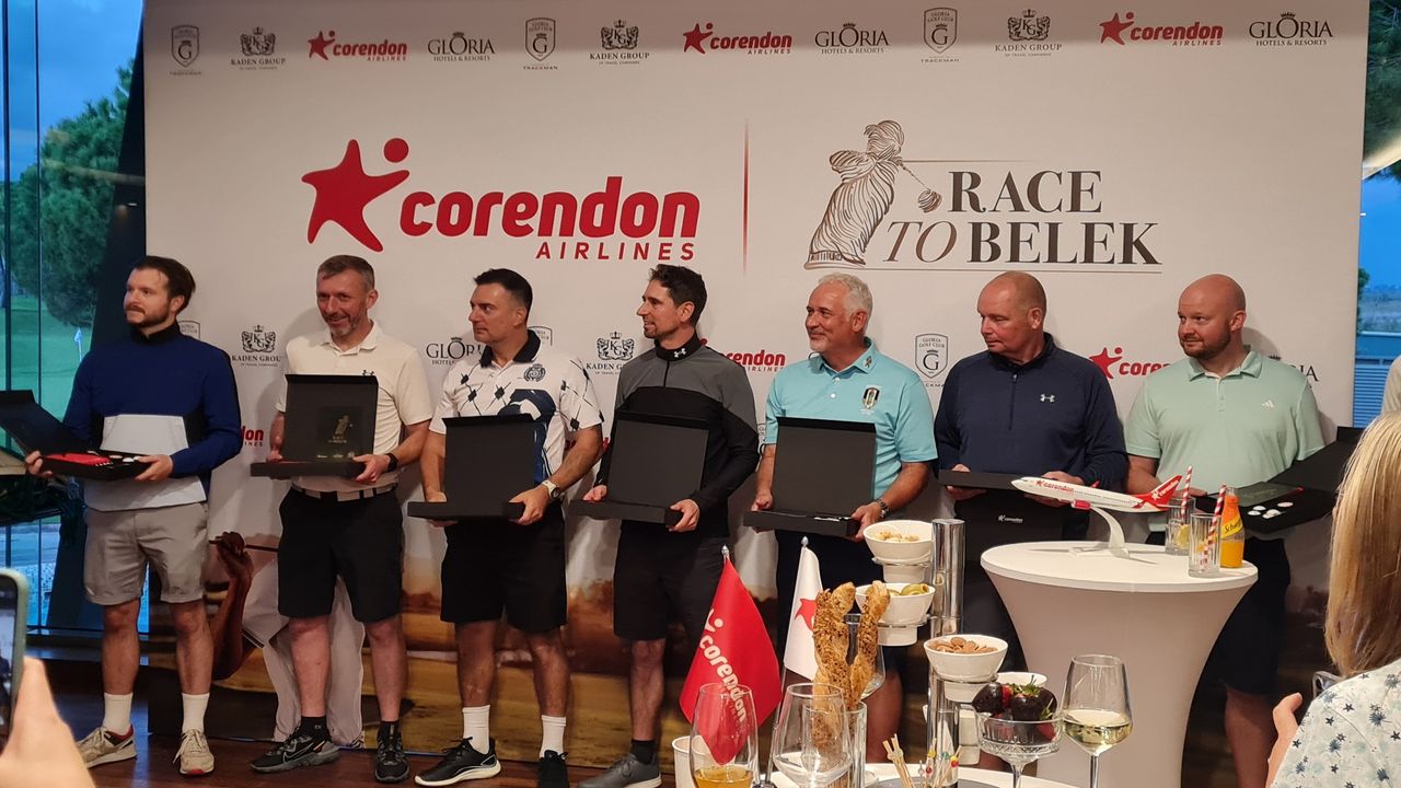 The finalists of the Race to Belek at Gloria Golf Club