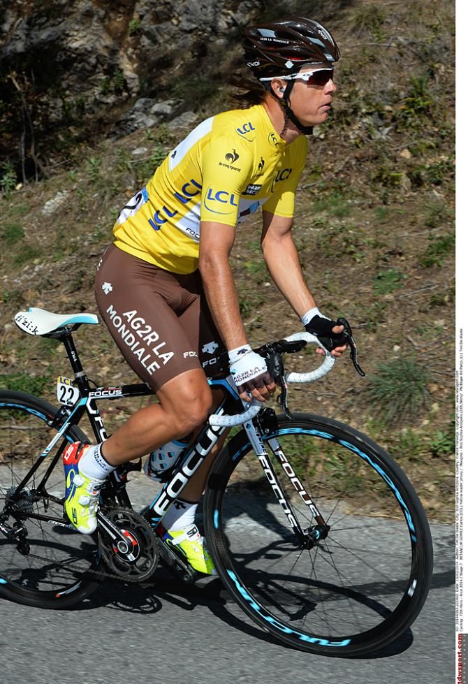 Race leader Carlos Betancur (AG2R La Mondiale)