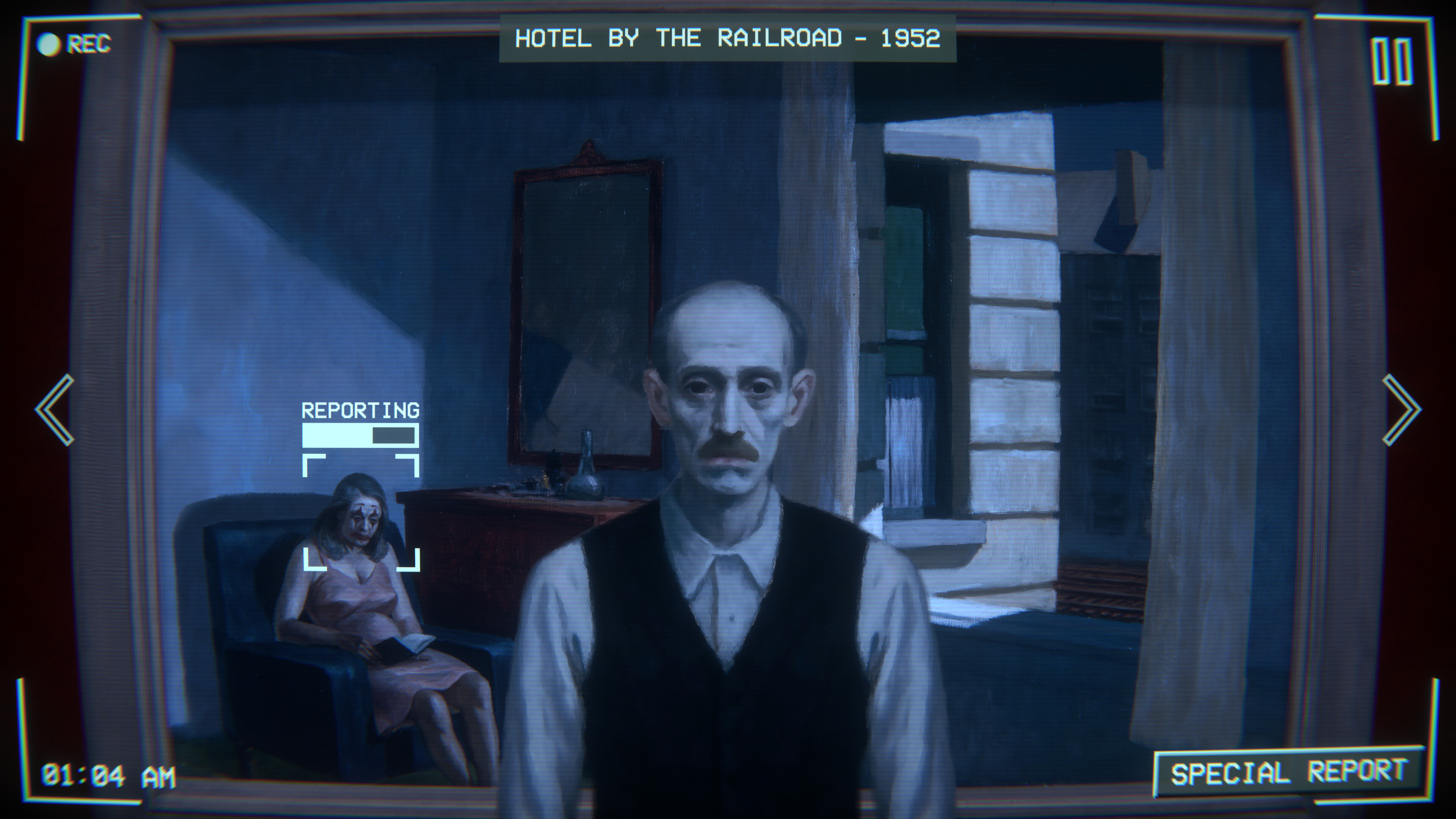 stills from Please Please Mind the Artwork game
