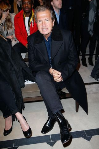 Mario Testino London Fashion Week FROW