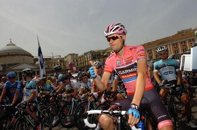 Ryder Hesjedal gives the thumbs up