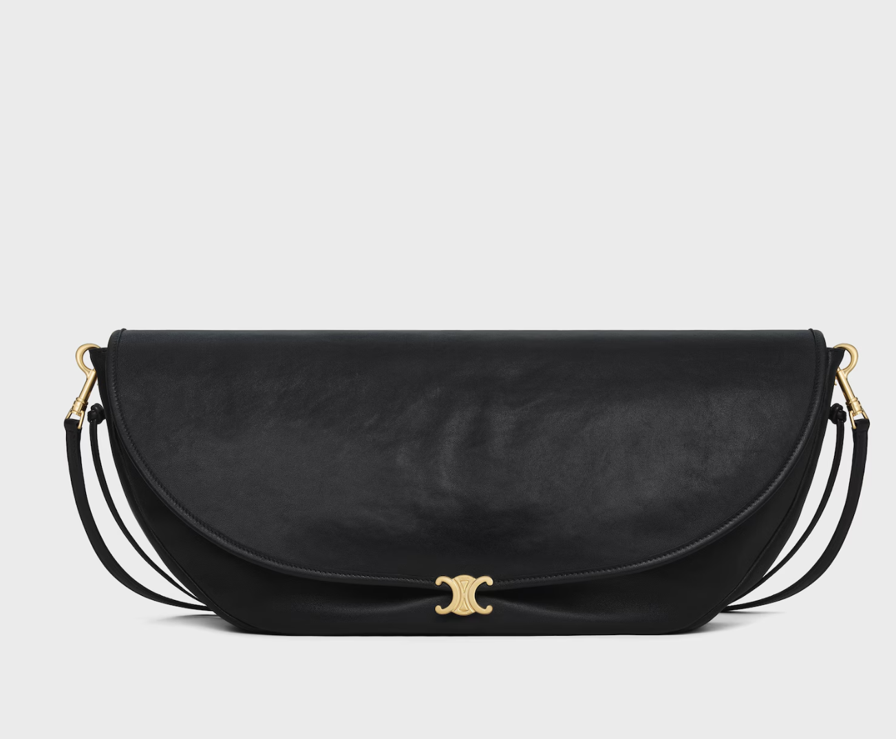 Celine, Soft Triomphe Halfmoon bag