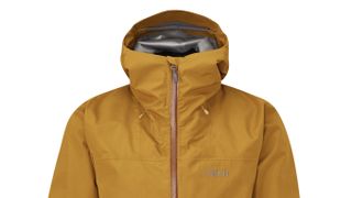 Rab Namche Gore-Tex Jacket hood area on white background